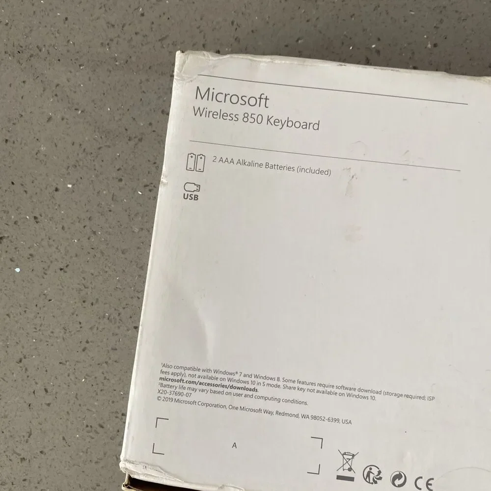 Microsoft Wireless Desktop Keyboard Only 850 Model **OPEN BOX, SEALED***